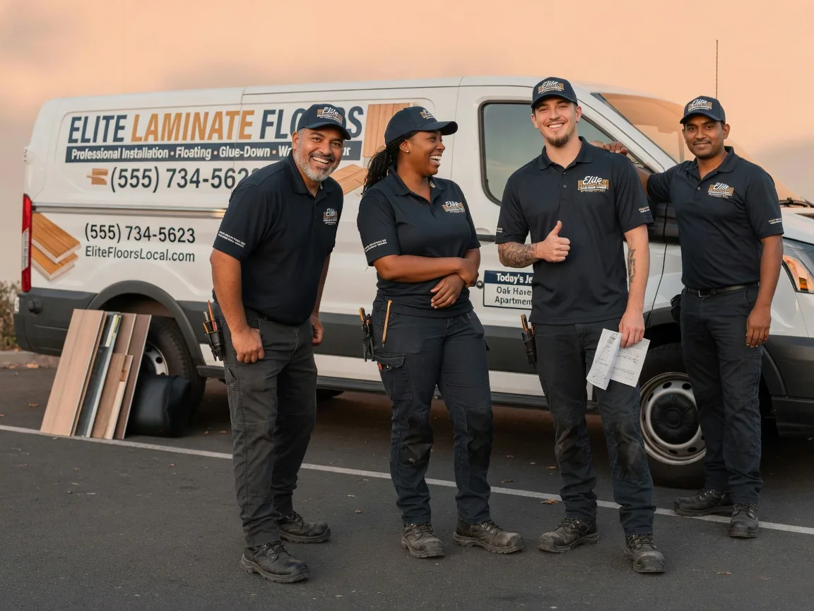 Laminate flooring installation company in Burket, IN